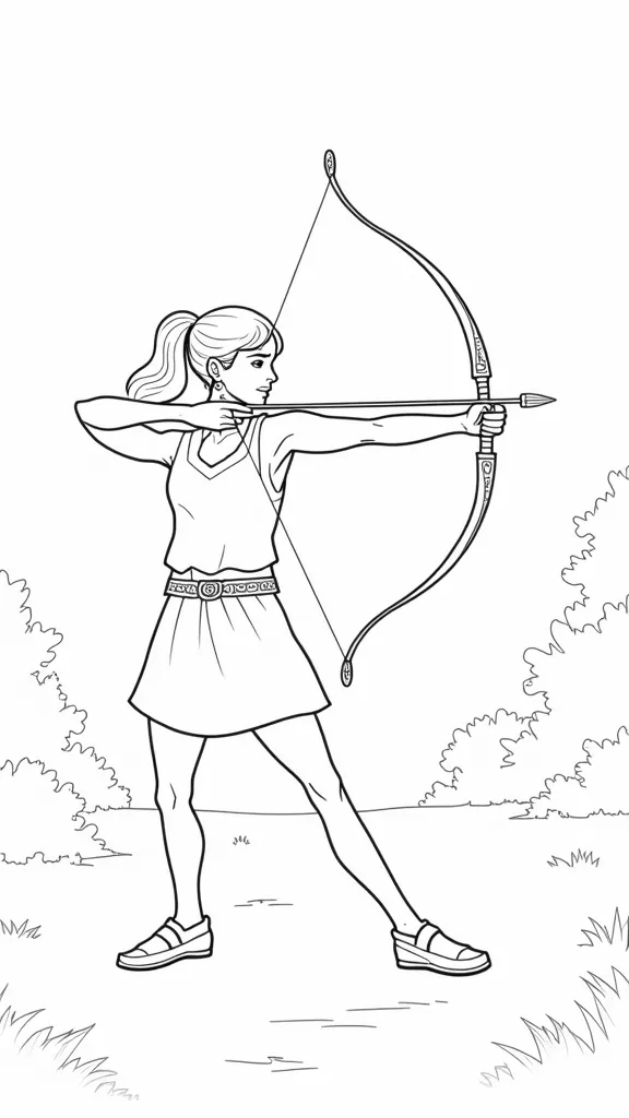 archer coloring pages